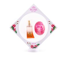 Подарунковий набір Royal Rose парфуми 15 мл, гліцеринове мило 50 г BioFresh