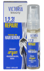 Сироватка для пошкодженого волосся з аргановою олією "1,2,3! Відновлено! Victoria Beauty" Camco 30 мл