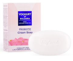 Пробиотическое крем-мыло с маслом розы "Yoghurt&Organic Rose Oil" BioFresh 100 г