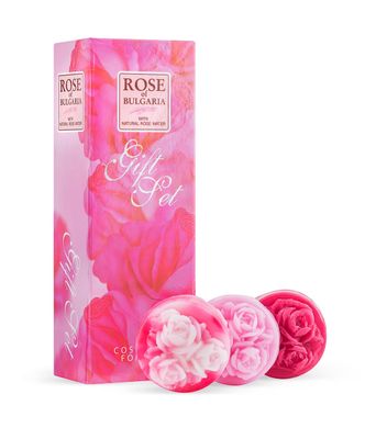 Комплект три глицеринового мыла Новый Rose of Bulgaria BioFresh