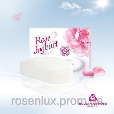 Крем-мило з олією троянди та йогурту "ROSE & JOGHURT" Bulgarian Rose Karlovo 100 г