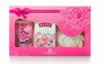 Комплект Rose Original (духи ролл-он 9мл, гидролат розы 100 мл, аромасвечи) Bulgarian Rose Karlovo