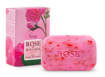 Натуральне косметичне мило з трояндовою водою "Rose Of Bulgaria" BioFresh 100 г