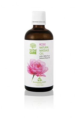 Массажное масло с маслом розы "Herbal Care" Bulgarian Rose Karlovo 100 мл