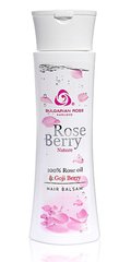 Бальзам для волосся з маслом троянди і екстрактом ягід годжі Болгарська троянда Rose Berry Nature 200 мл