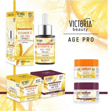 Концентрированная антивозрастная сыворотка для лица с 10% витамина С Age Pro Victoria Beauty Camco 30 мл