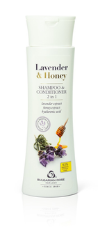 Шампунь и кондиционер с экстрактом лаванды и меда "Lavender & Honey" Bulgarian Rose Karlovo 200 мл