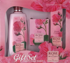 Комплект Rose of Bulgaria (шамп330, мыло100, крем д/р75) BioFresh