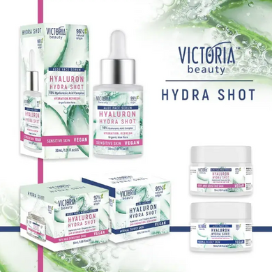 Крем-гель для обличчя для нормальної та жирної шкіри Hydra Shot Hyaluron Victoria Beauty Camco 50 мл