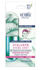 Тканевая маска для лица с алоэ Hydra Shot Hyaluron Victoria Beauty Camco 20 мл