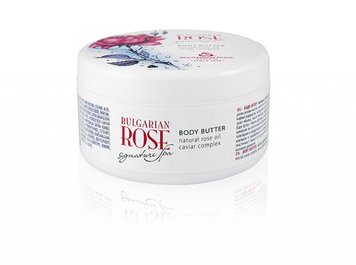 Масло для тела (Body Butter) с маслом розы и экстрактом черной икры "Signature SPA" Bulgarian Rose Karlovo 240 ml