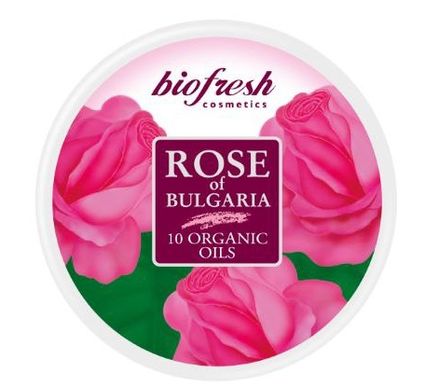 Крем для тіла формуючий троянда +10 органічних олій "Rose Of Bulgaria" BioFresh 300 ml