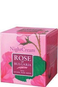 Крем для обличчя нічний з трояндовою водою Rose Of Bulgaria BioFresh 50 ml