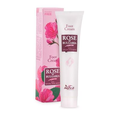 Крем для ніг з трояндовою водою "Rose Of Bulgaria"  BioFresh 75 ml