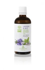 Олія для масажу Лаванда і м'ята натуральна "Herbal Care" 100 мл