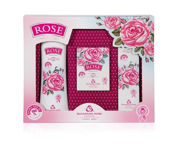 Комплект 'Rose Original' 3 пр. (гель для душа, крем для рук, крем-мыло) Bulgarian Rose Karlovo