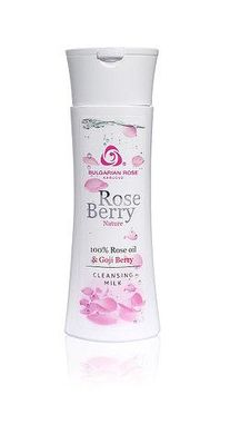 Очищаюче молочко з екстрактом ягід годжі "Rose & Berry Nature" Bulgarian Rose Karlovo 150мл | Біороза