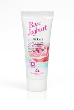 Крем для ног смягчающий с йогуртом и маслом розы "Rose&Joghurt" Bulgarian Rose Karlovo 75 мл