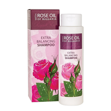 Восстанавливающий экстрабалансирующий шампунь с маслом розы "Regina Roses" BioFresh 250 мл