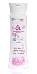 Шампунь для волос с маслом розы и экстрактом ягод годжи Болгарская роза Rose Berry Nature 200 мл