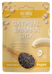 Тканевая маска «Овсянка, Банан, Чиа» Victoria Beauty Camco 20 мл
