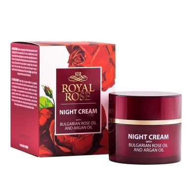 Ночной крем с маслом розы и аргана Royal Rose BioFresh 50мл