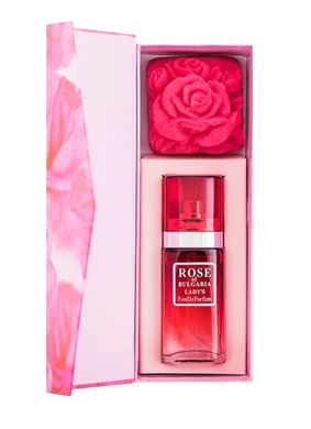 Комплект "Роза" узкий II Rose of Bulgaria BioFresh (гл.м. Квадрат 60 гр, духи 25мл)