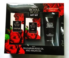 Комплект подарочный для мужчин Биофреш Royal Rose (кр.д.лица 30мл+мыло 50г+гель-шампунь75мл)