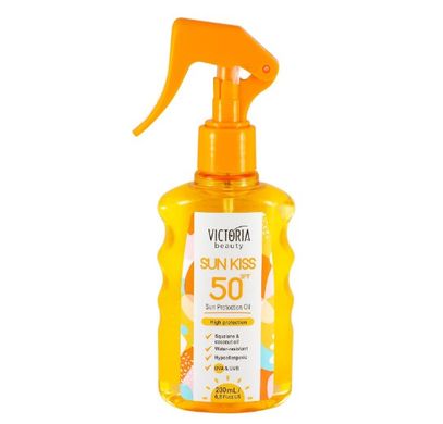 Захисна олія-спрей SPF50 Sun Kiss Victoria Beauty 200 мл